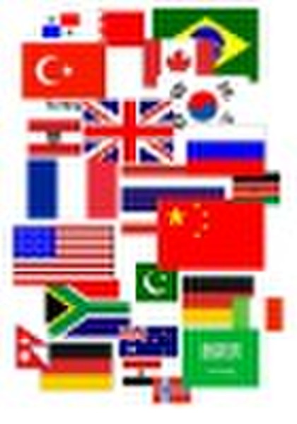 Each country' s National flag
