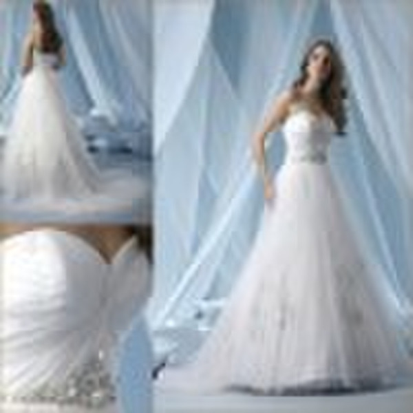 IM0003 Strapless A-line Wedding Gown