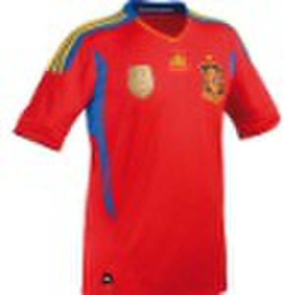 10/11 NEW Spain Red Soccer Jersey , top quality so