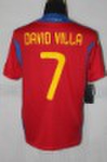 NEW!! 1012 Spain red Soccer Jersey with Top qualit