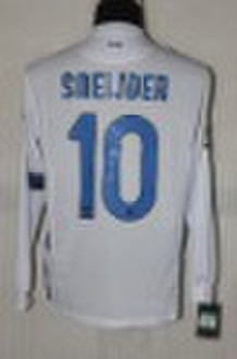 10/11  Inter Milan Away white Long Sleeve  Soccer