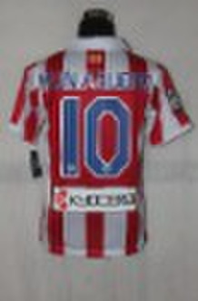 10/11  Atl. Madrid Home  #10 KUN AGUERO Soccer Shi