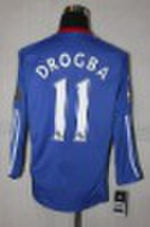 10/11 Season Chelsea Blue #11 DROGBA Long Sleeve s