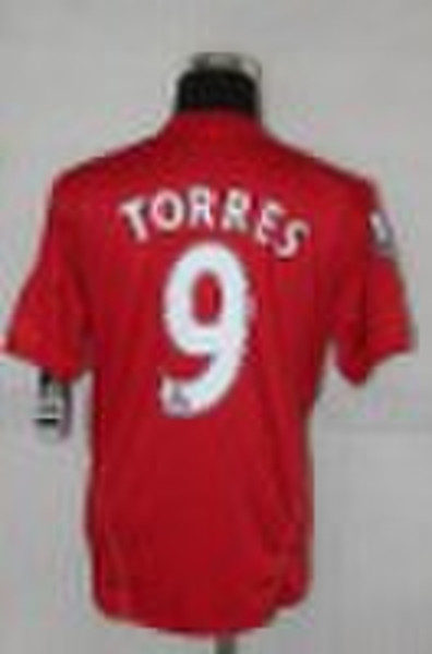 10/11 Season Liverpool Home Red #9 TORRES Men Shir