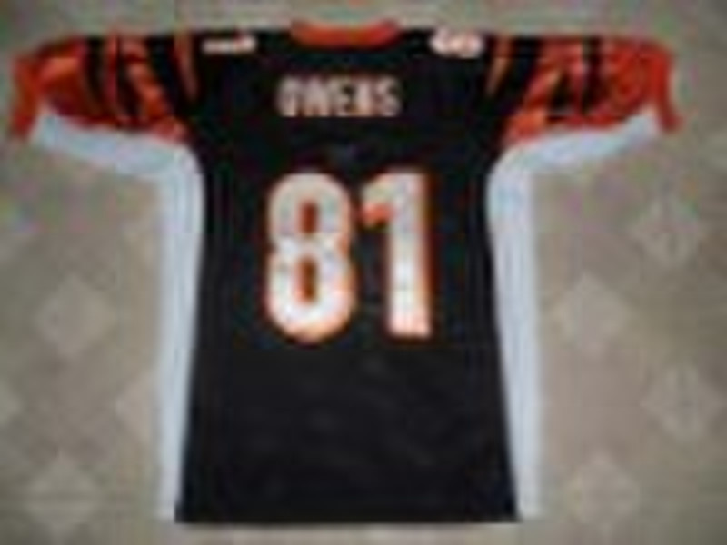 Cincinnati Bengals# 81 Owens  Black  Color Jersey