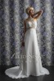 chiffon wedding dress