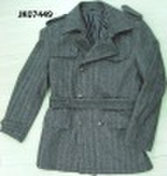 Men's  wool with PLY single face coat