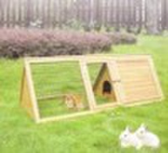 Wooden rabbit hutch