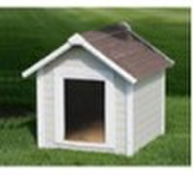 Wooden dog house