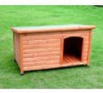 Wooden dog house