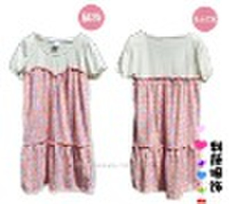 floret pattern lady dress