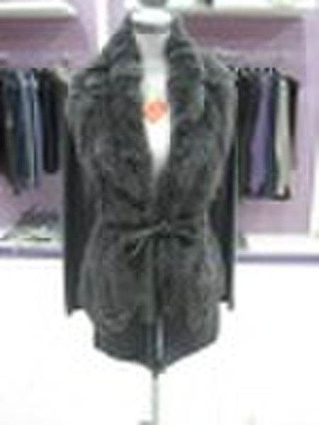 2010 NEW STYLE Rex rabbit fur & knitting winte