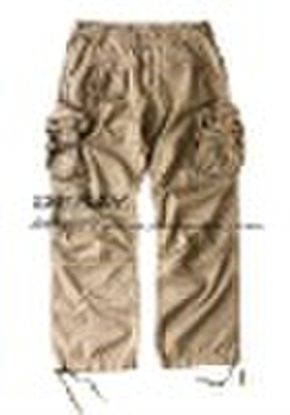 DSM056 men's cotton cargo pants