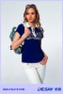 DSW539 fashion design  lady's tops with patter