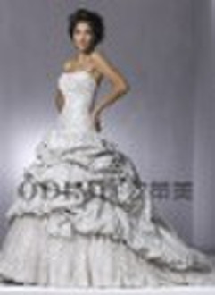 Junoesque Ball Gown Taffeta bride wedding dress wi