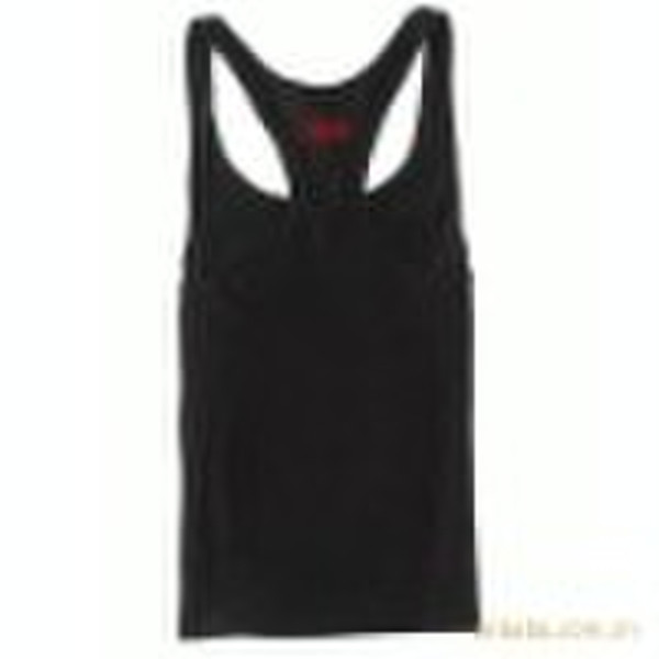 cotton  men's black singlets