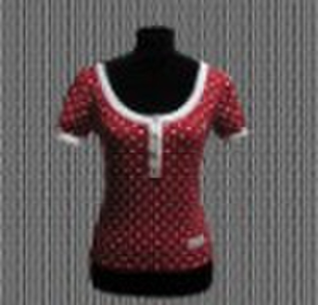 Ladies' sweater with fashion design