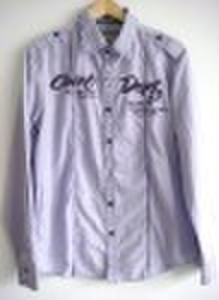 men's cotton woven fashion shirt