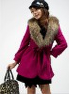 2010 fashion trends lady winter fox fur coat(771)