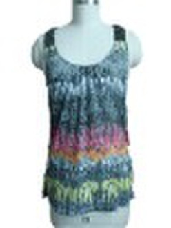 2010 latest style! JH-09014 burn out tank tops