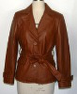 ladies' lamb leather jacket