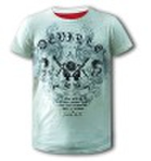 100% combed cotton, 32's,140gsm,short sleeves,