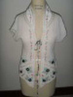 Embroidered cotton blouse