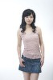 Cute Girl's Silk/Cotton Seamless Singlet