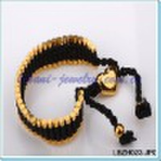 18k plated Jewelry bracelet gothic leather bracele