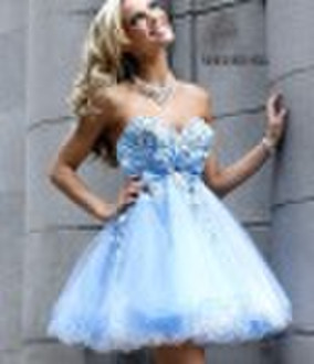 NEW !  Stunning Satin Evenig Gowns Short Style S.0