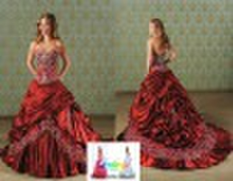 Evening dress/Wedding dress/evening gown2010108