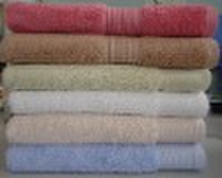 100%cotton plain satin bath towel