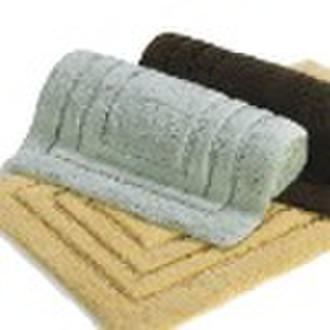 100%cotton plain bath mat