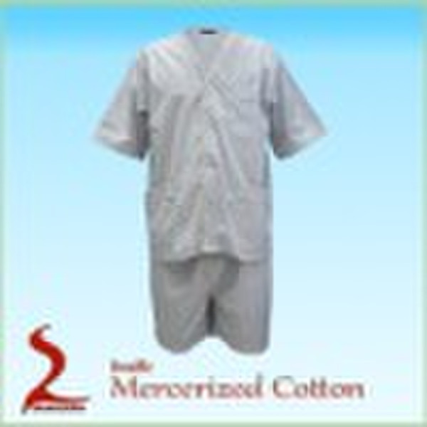 Doppel mercerisierter Baumwolle gewebt Männer-Pyjamas