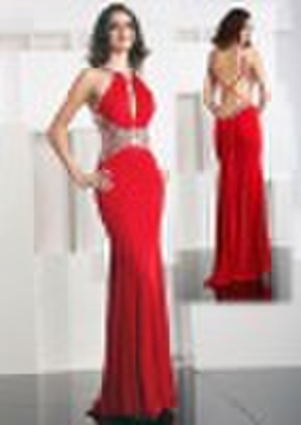 E802 Fashion Backless Chiffon- schöne Party dres