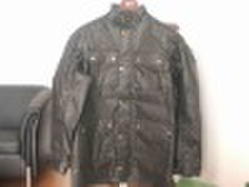 Men's wax coating jacket