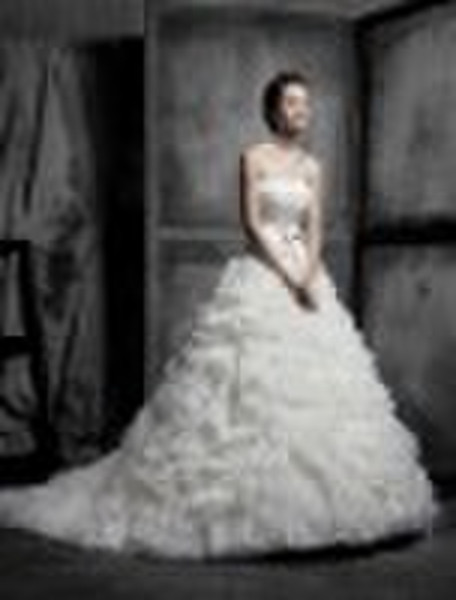 2011 design chiffon hot popular Wedding Dress XMAM