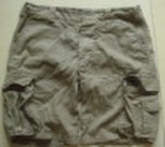 100% linen men's short pants