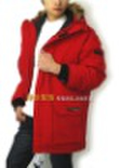 2010年新的风格红加拿大鹅探险队的大衣