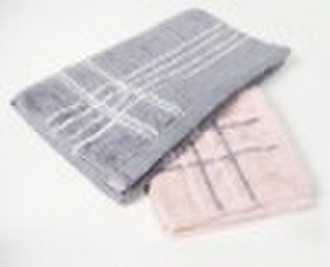 100% cotton jacquard  stripe towel