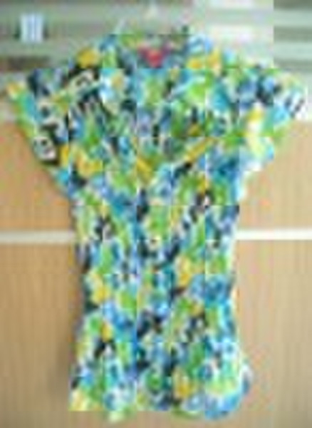 printed blouse design
