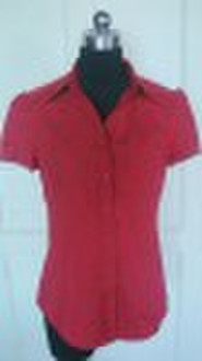 LADY'S CASUAL CAP SLEEVE SHIRT