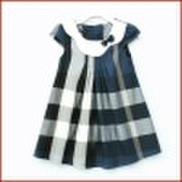 Fashion Cotton Sleeveless Print Kids Dress