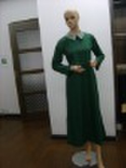 девушка школьная форма с длинным рукавом и зеленый со