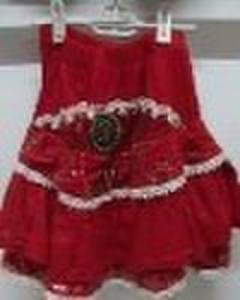 red girl skirt
