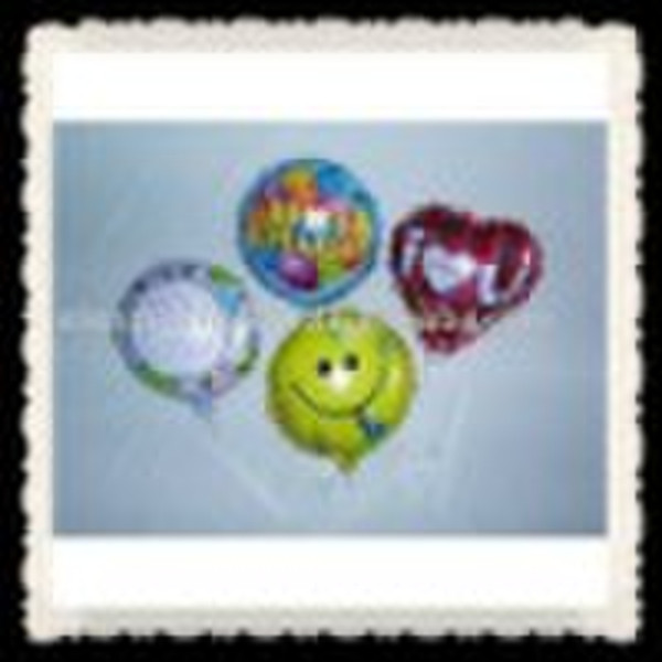 Foil Balloon & round and heart shape