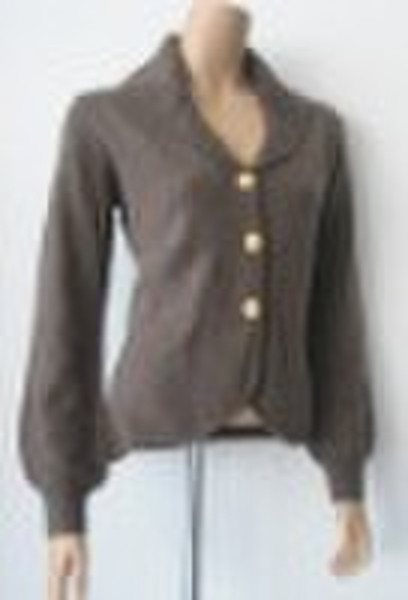 Women lantern sleeve cashmere sweater