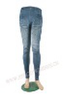 Denim gedruckt Leggings