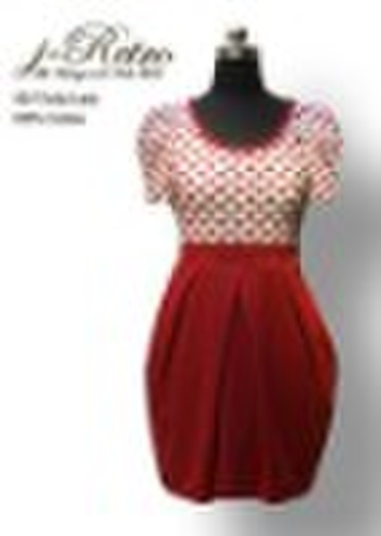 jes-design Red Dot Dress