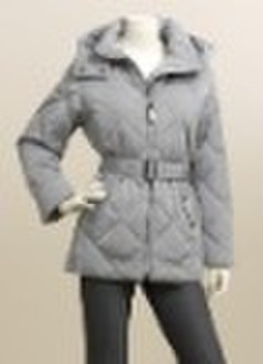 Gray cotton hooded Coat